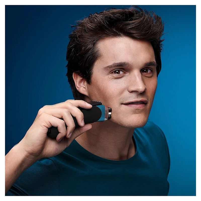 Braun Series 3 3080S ProSkin Wet & Dry borotva + töltőállvány - Fekete/Kék