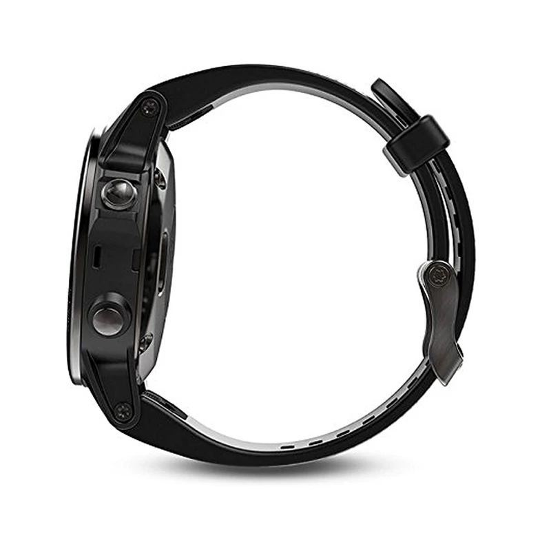 Garmin Fenix 5S okosóra - Ezüst lunetta/Fekete szíj (010-01685-02)