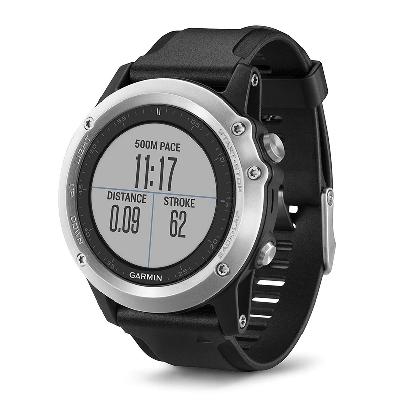 Garmin Fenix 3 HR sportóra - Szürke lunetta/Fekete szíj (010-01338-77)