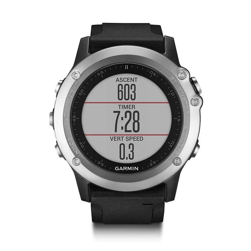 Garmin Fenix 3 HR sportóra - Szürke lunetta/Fekete szíj (010-01338-77)