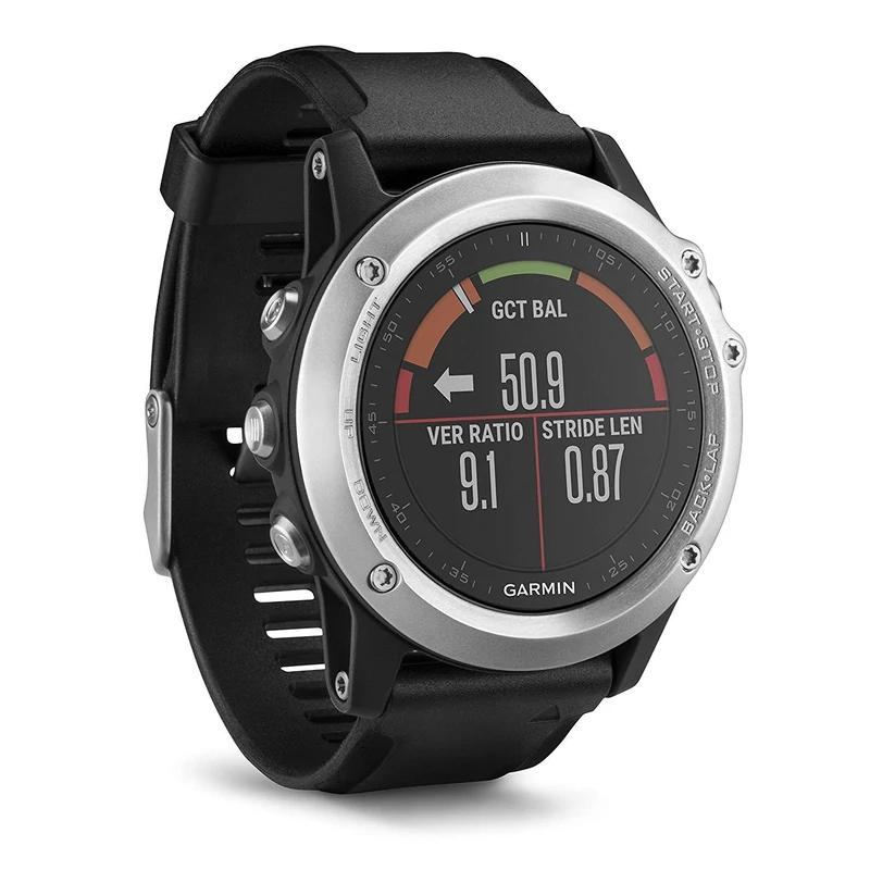 Garmin Fenix 3 HR sportóra - Szürke lunetta/Fekete szíj (010-01338-77)