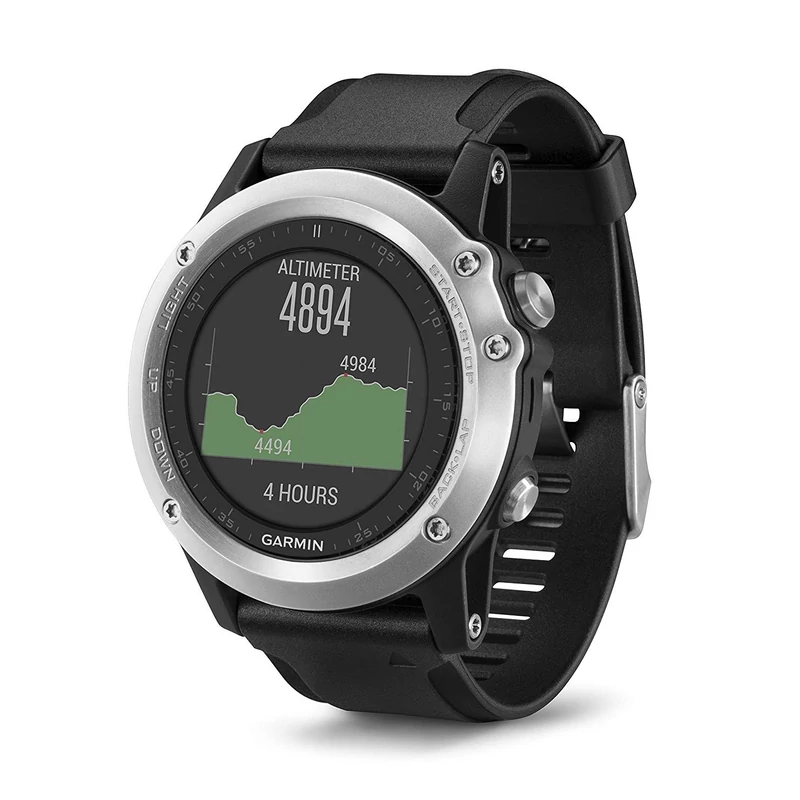 Garmin Fenix 3 HR sportóra - Szürke lunetta/Fekete szíj (010-01338-77)