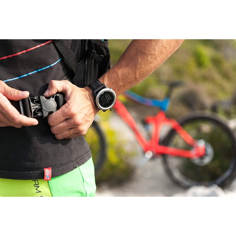 Garmin Fenix 3 HR sportóra - Szürke lunetta/Fekete szíj (010-01338-77)