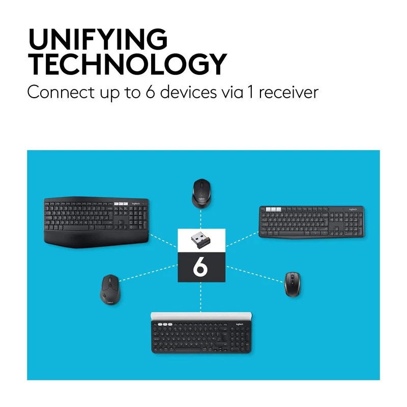 Logitech M590 Multi-Device Silent vezeték nélküli egér - Fekete (910-005197)
