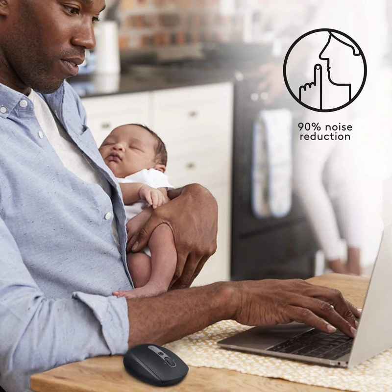Logitech M590 Multi-Device Silent vezeték nélküli egér - Fekete (910-005197)