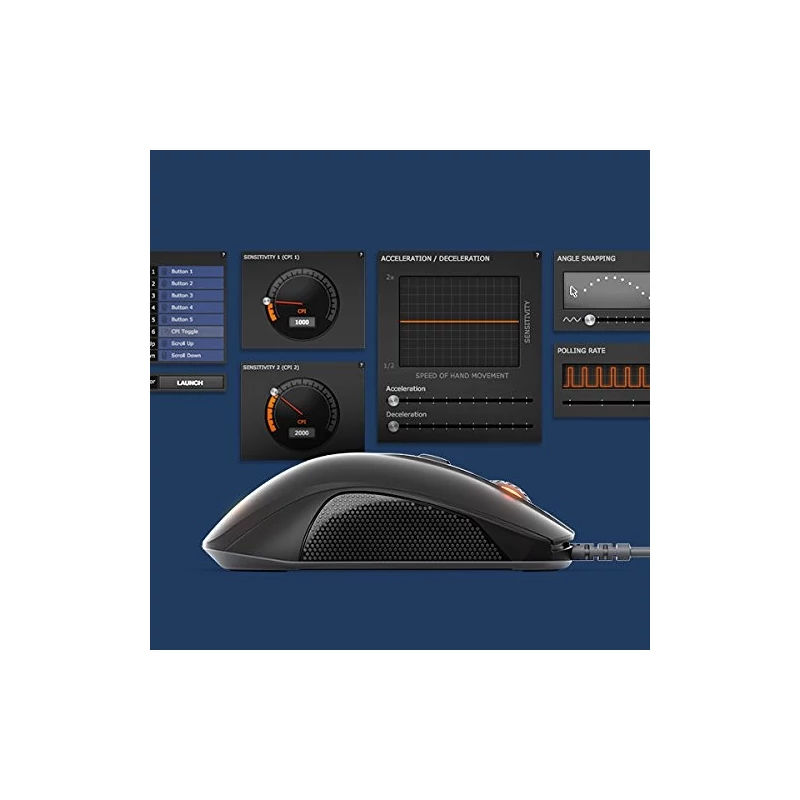 SteelSeries Rival 110 Gamer egér - Fekete (62466)