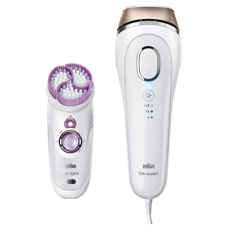 Braun Silk-Expert IPL BD 5009 villanófényes szőrtelenítő + Testradírozó készülék - Fehér/Bronz (BD5009 IPL)