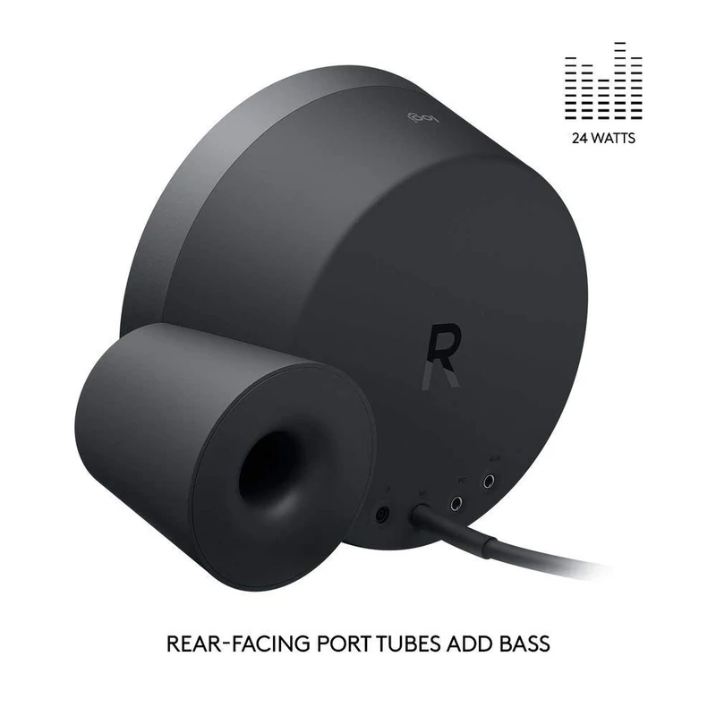 Logitech MX Sound 2.0 Premium Bluetooth és vezetékes Aktív hangfal - Fekete (980-001283)