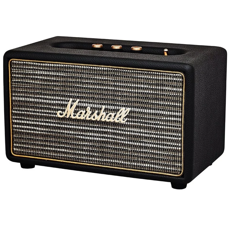 Marshall Acton Bluetooth hordozható aktív sztereó hangfal - Fekete (04090988)