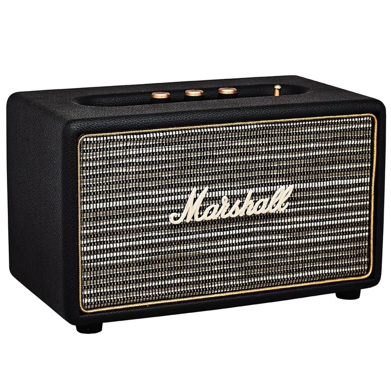 Marshall Acton Bluetooth hordozható aktív sztereó hangfal - Fekete (04090988)