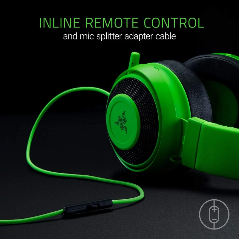 Razer Kraken Pro V2 Oval Gamer headset - Zöld (RZ04-02050600-R3M1)
