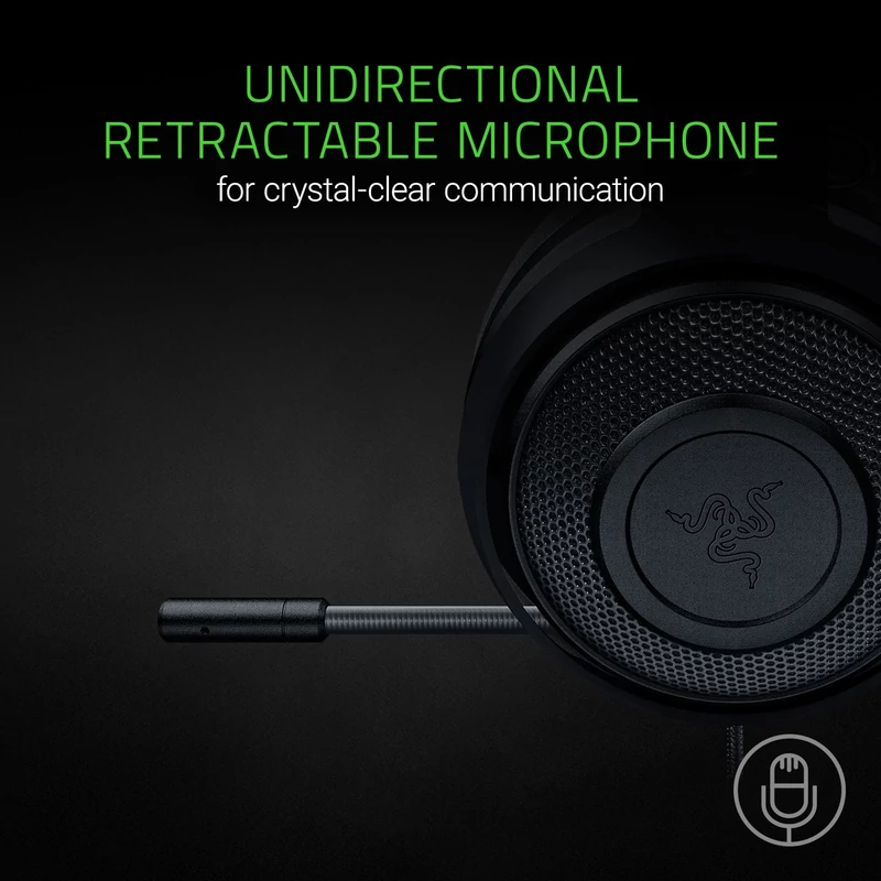 Razer Kraken Pro V2 Oval Gamer headset - Fekete (RZ04-02050400-R3M1)