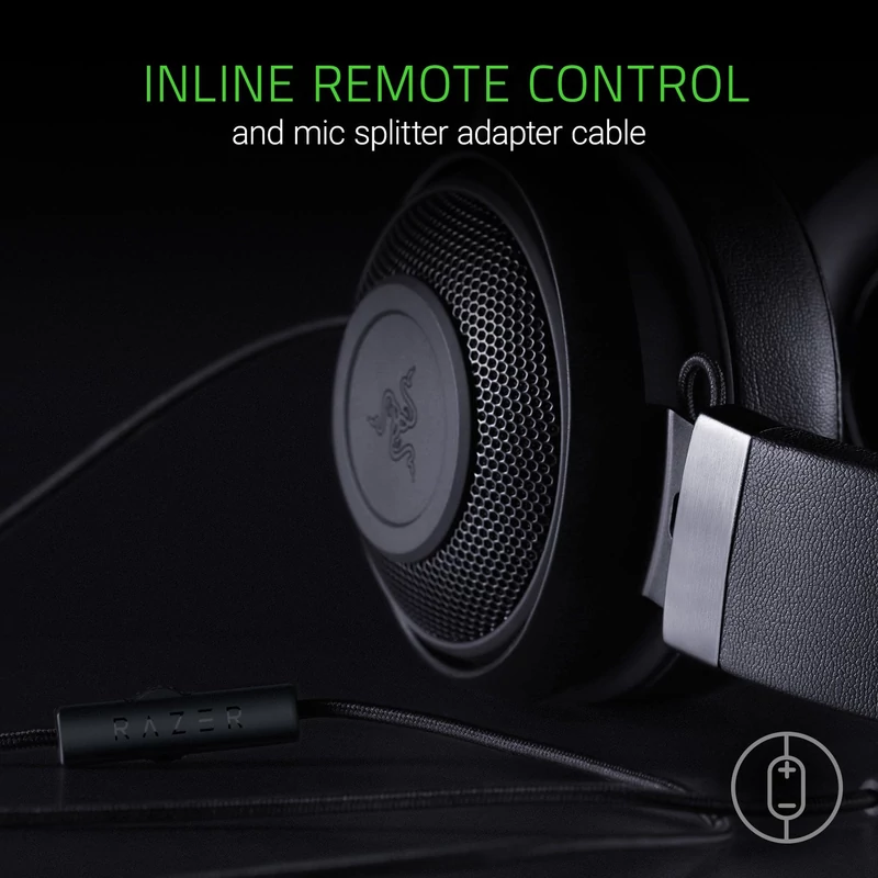 Razer Kraken Pro V2 Oval Gamer headset - Fekete (RZ04-02050400-R3M1)