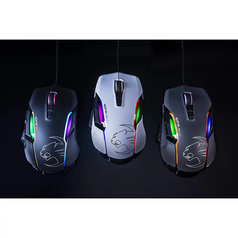Roccat Kone AIMO Gaming egér - Fekete (ROC-11-815-BK)