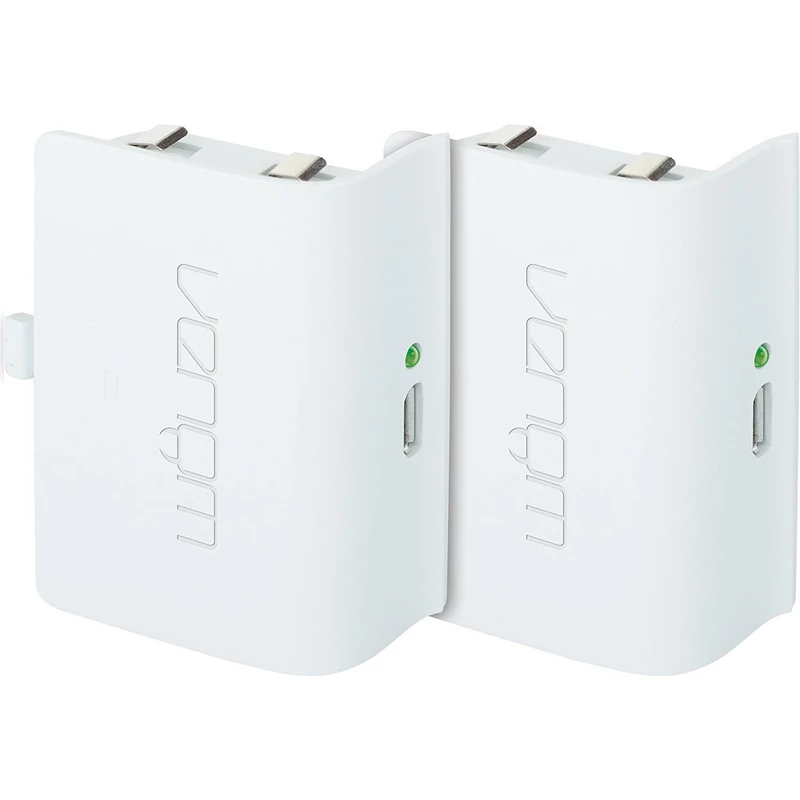 Venom Twin Rechargeable Battery Packs (Fehér)
