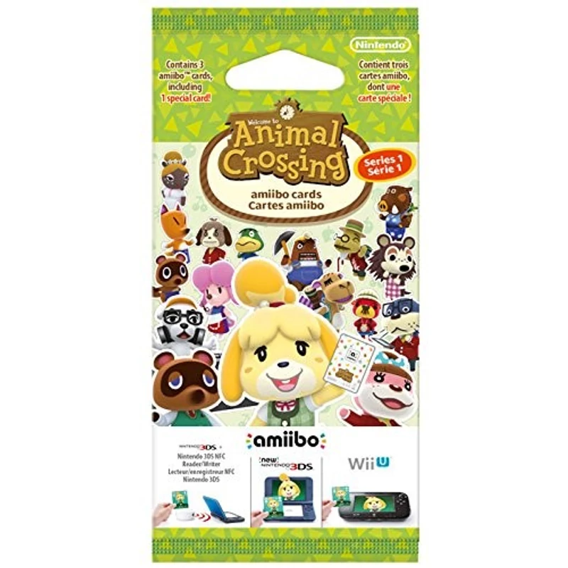 Amiibo Animal Crossing Card Set (Series 1) kiegészítő kártyák