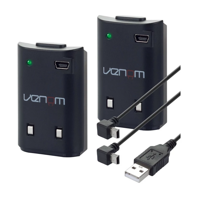 Venom Twin Rechargeable Battery Pack Black
