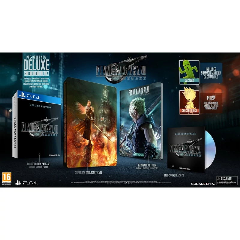 Final Fantasy VII Remake Deluxe Edition (PS4)
