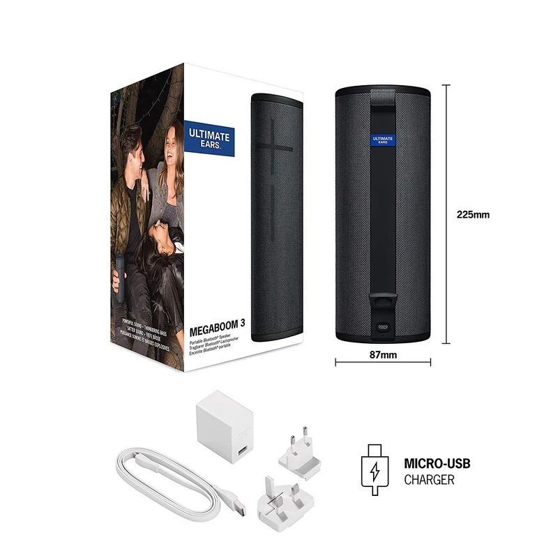 Logitech Ultimate Ears MEGABOOM 3 - Fekete (984-001402)