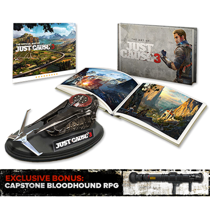 Just Cause 3 Collectors Edition + Utikönyv + Extra digitális tartalom