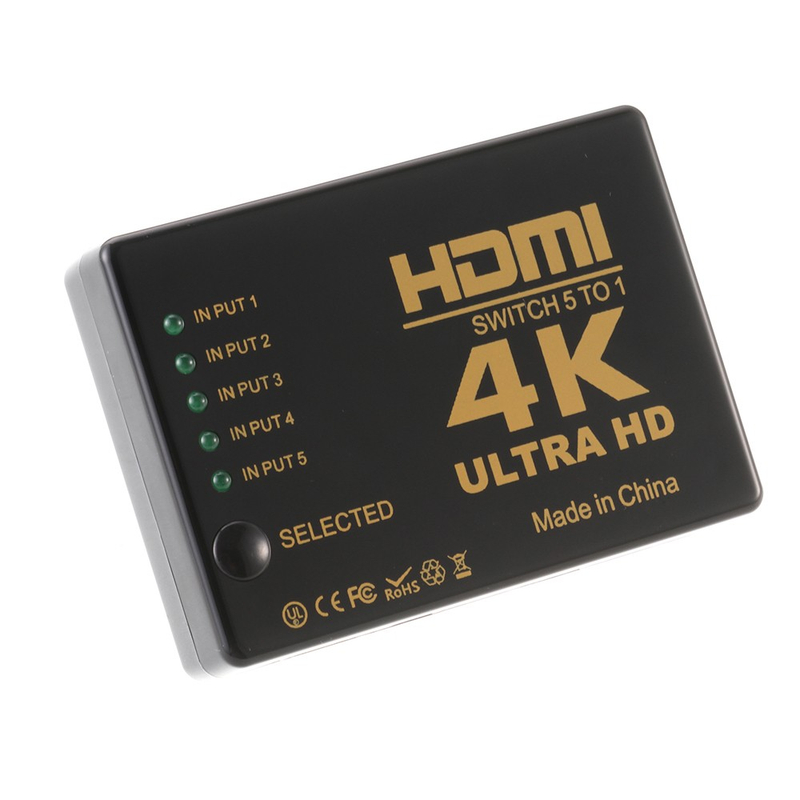 4K HDMI Elosztó 5 port