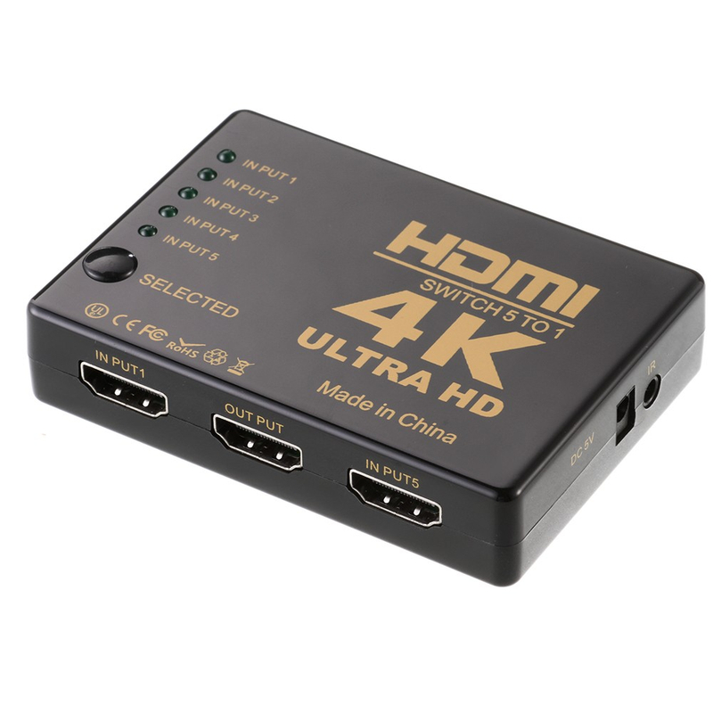 4K HDMI Elosztó 5 port