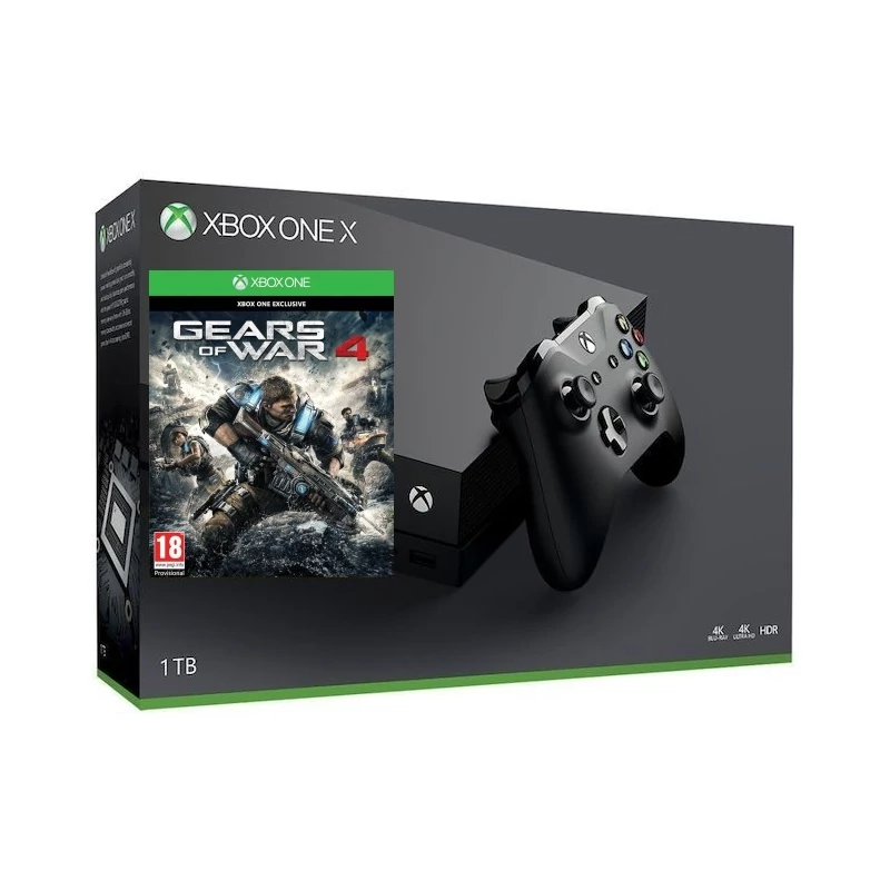 Xbox One X 1TB + Gears of War 4 játék