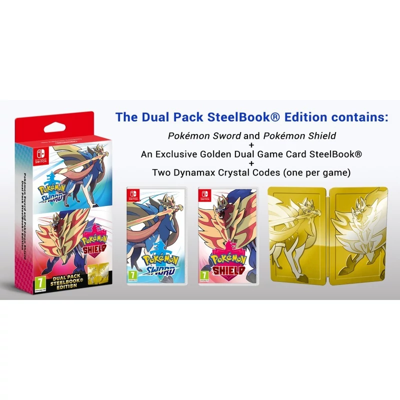Pokémon Sword and Pokémon Shield Dual Pack (Switch)