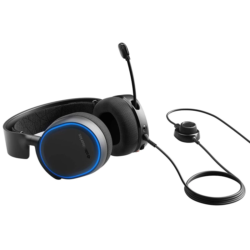 SteelSeries Arctis 5 2019 Edition 7.1 Gaming Headset - Fekete (61504)