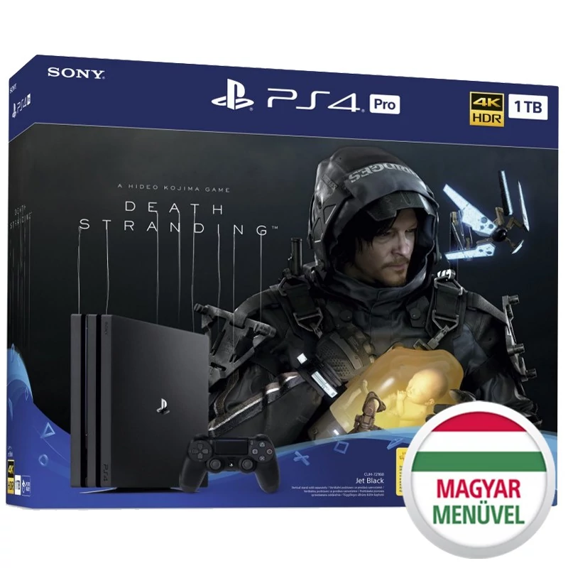 PlayStation 4 Pro 1TB + Death Stranding játék (CUH-7216B)