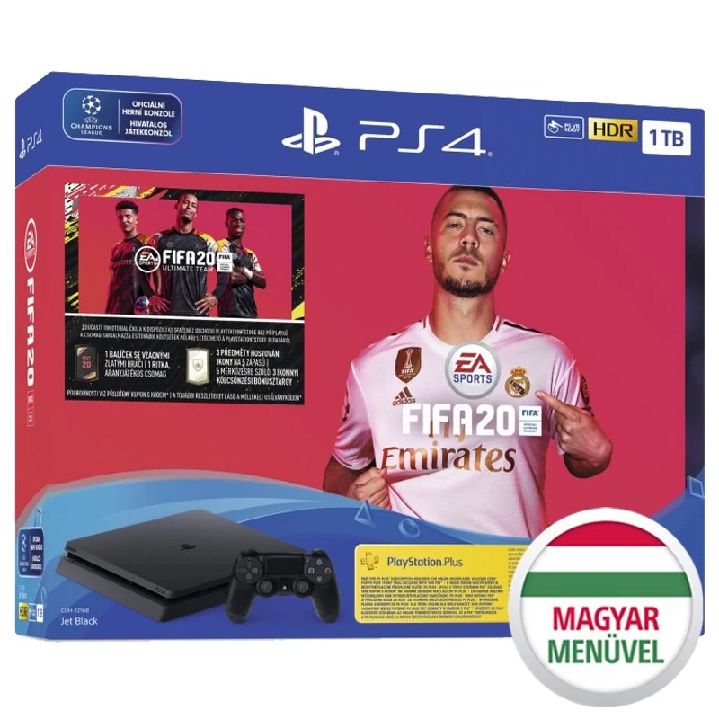 PlayStation 4 Slim (PS4) 1TB + Fifa 20 játék