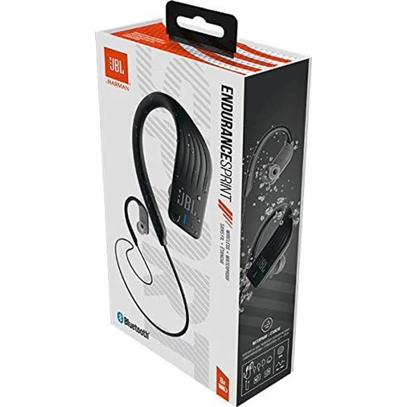 JBL Endurance Sprint vízálló Bluetooth sport fülhallgató - Fekete (JBLENDURSPRINTBLK)