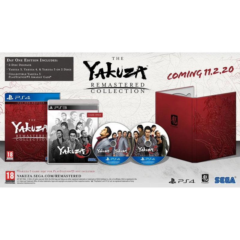 The Yakuza Remastered Collection: Day One Edition (PS4)