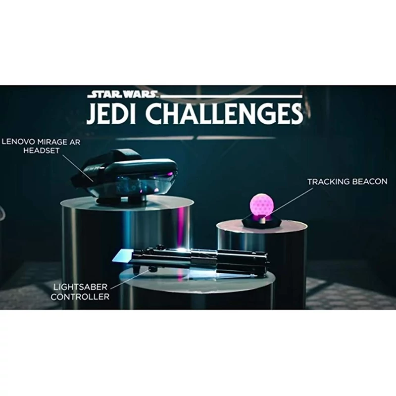 Lenovo Star Wars: Jedi Challenges (AR Headset + Fénykard controller + Tracking beacon)