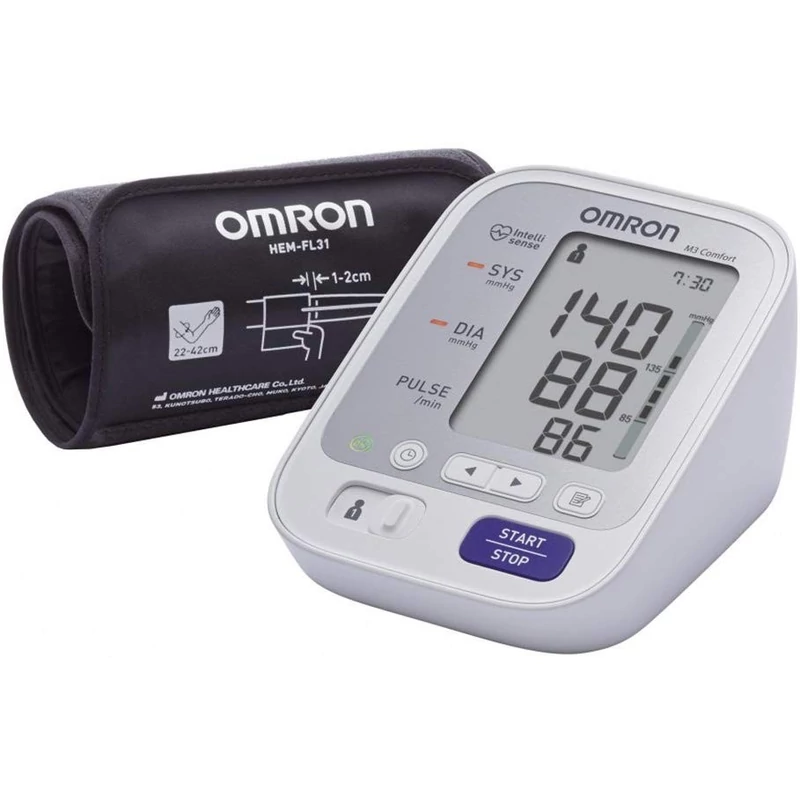 Omron M3 Comfort automata felkaros vérnyomásmérő