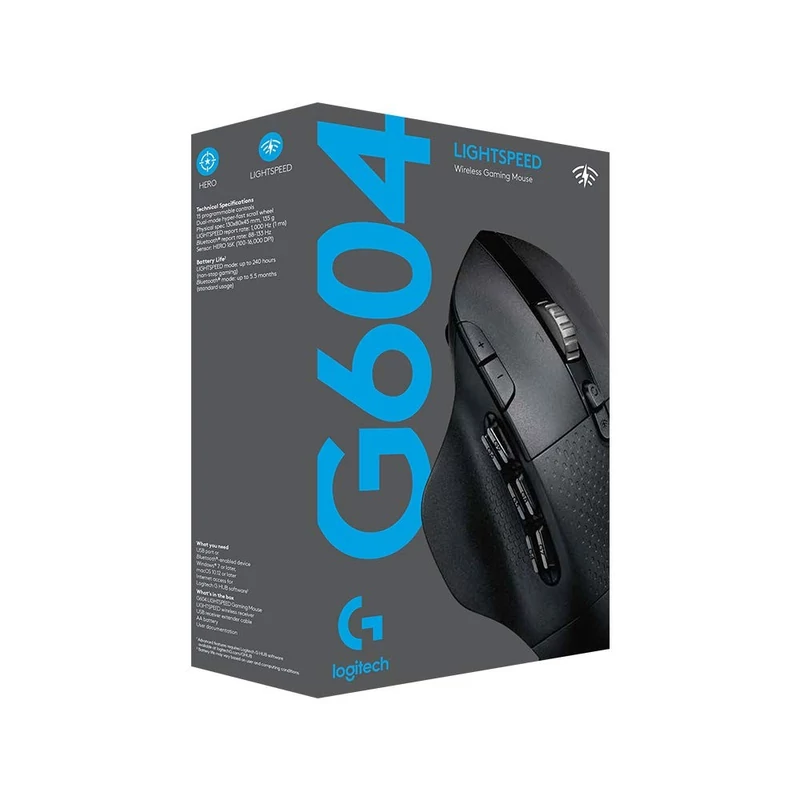 Logitech G604 Lightspeed vezeték nélküli gaming egér (910-003823)