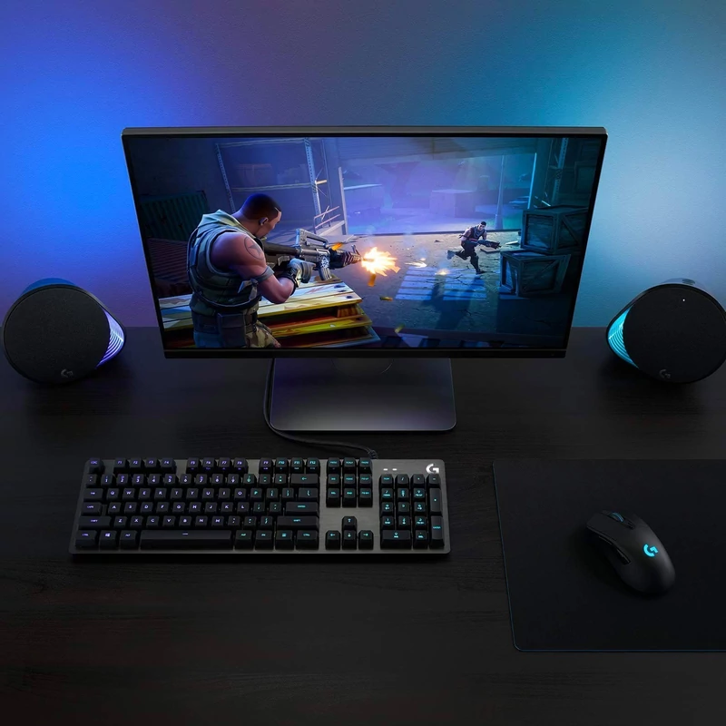 Logitech G512 SE RGB Mechanikus Gaming billnetyűzet, UK - Fekete (920-009381)