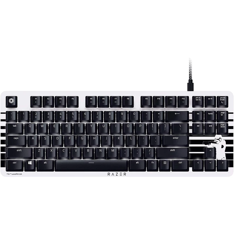 Razer BlackWidow Lite Stormtrooper mechanikus billentyűzet (Orange Switch) - US kiosztás (RZ03-02640800-R3M1)