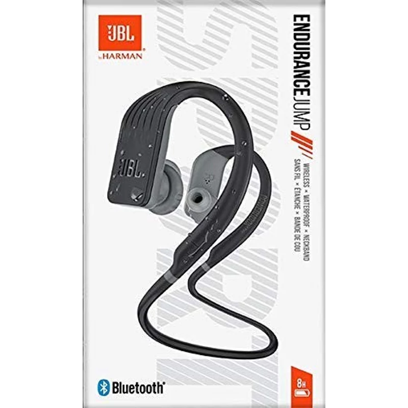 JBL Endurance Jump vízálló bluetooth sport fülhallgató - Fekete (JBLENDURJUMPBLK)