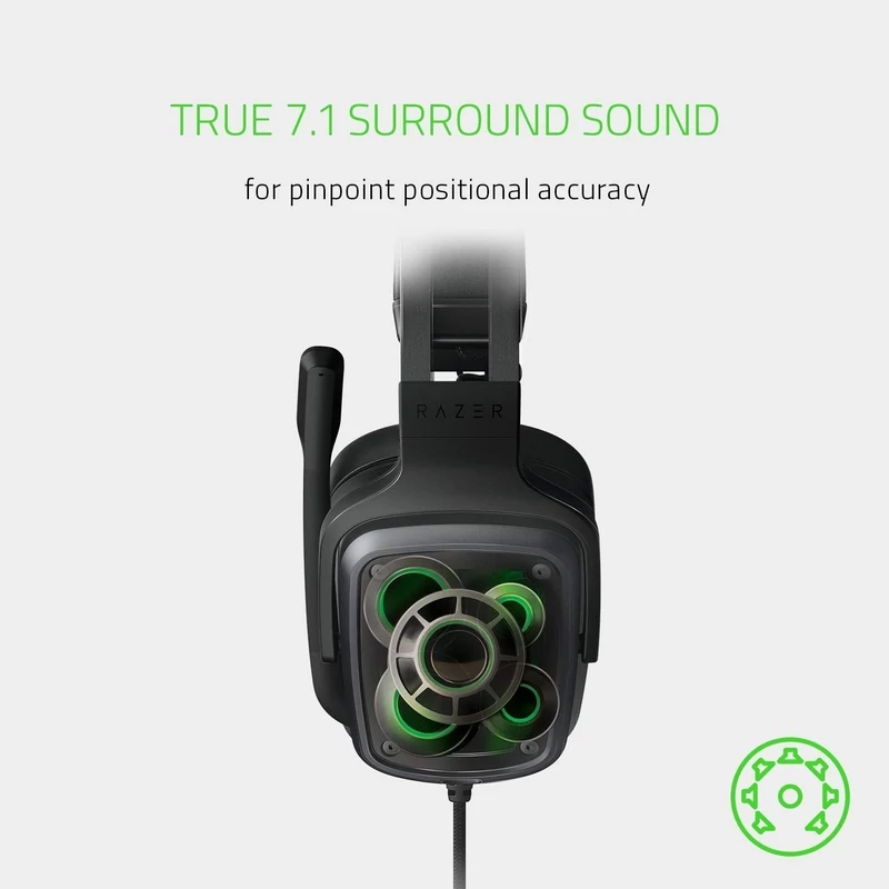Razer Tiamat 7.1 V2 Headset - Fekete (RZ04-02070100-R3M1)