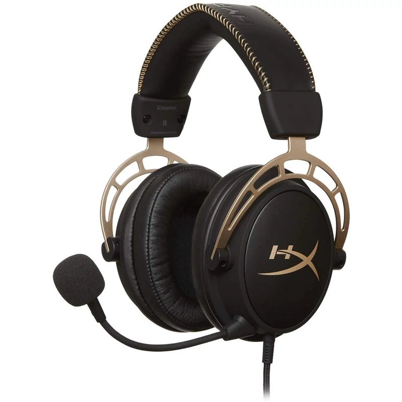 Kingston Hyperx Cloud Alpha Gold Gaming Headset - Fekete/Arany (HX-HSCA-GD/NAP)