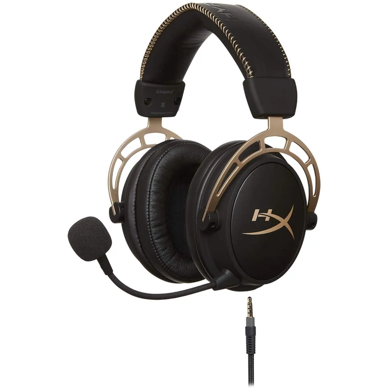 Kingston Hyperx Cloud Alpha Gold Gaming Headset - Fekete/Arany (HX-HSCA-GD/NAP)