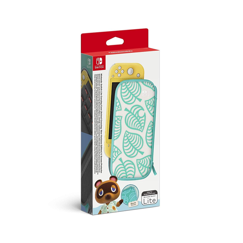 Nintendo Switch Lite Carrying Case &amp; Screen Protector Animal Crossing Edition