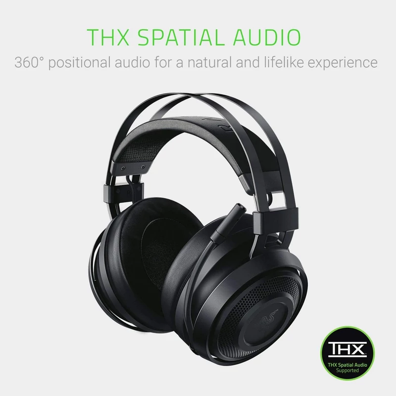 Razer Nari Essential Wireless Gaming Headset - Fekete (RZ04-02690100-R3M1)