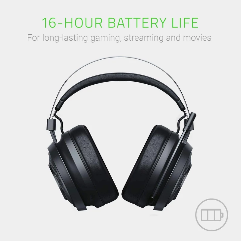 Razer Nari Essential Wireless Gaming Headset - Fekete (RZ04-02690100-R3M1)