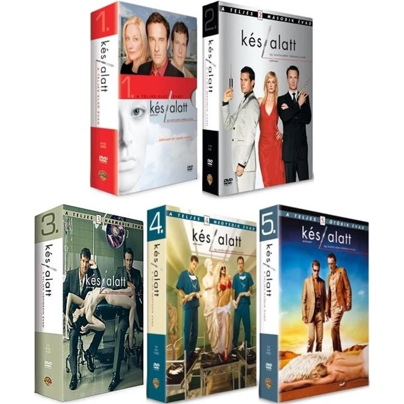 Kés/Alatt 1-5. Évad (DVD) (használt)