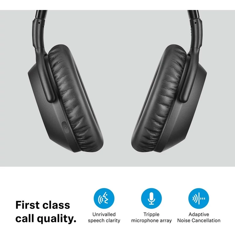 Sennheiser PXC 550-II Bluetooth aktív zajszűrős fejhallgató - Fekete (508337)