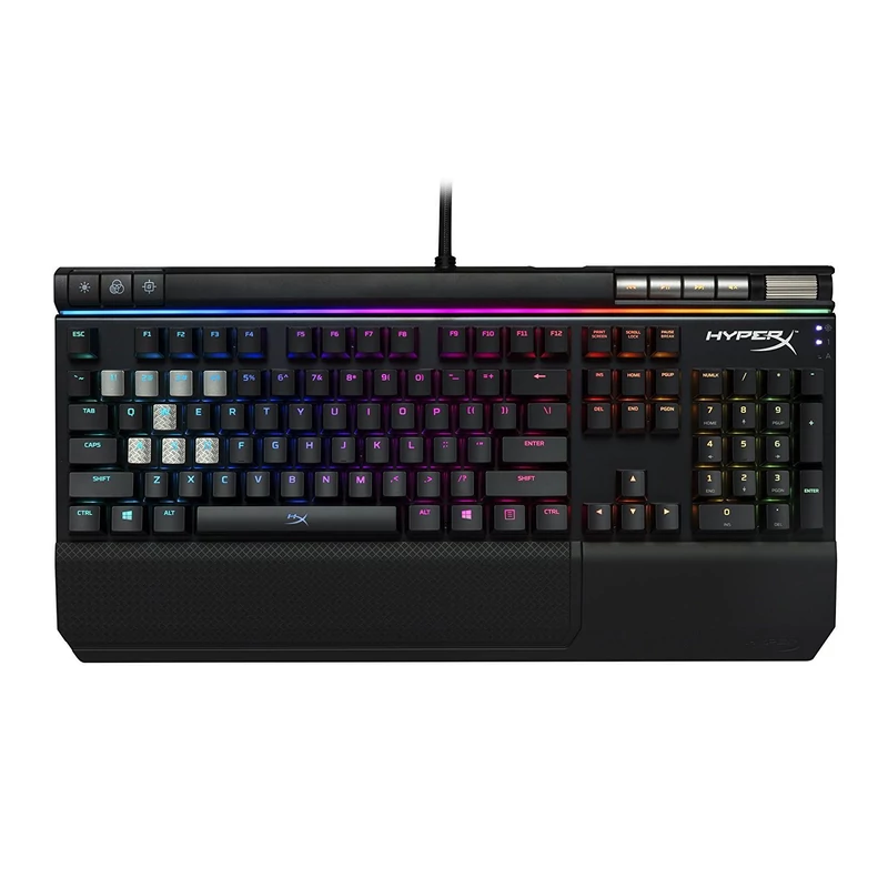 Kingston Hyperx Alloy Elite RGB mechanikus gaming billentyűzet, Angol (US) - Cherry MX RGB Red (HX-KB2RD2-US/R2)