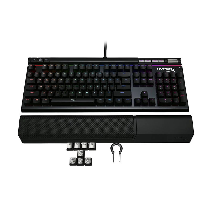 Kingston Hyperx Alloy Elite RGB mechanikus gaming billentyűzet, Angol (US) - Cherry MX RGB Red (HX-KB2RD2-US/R2)