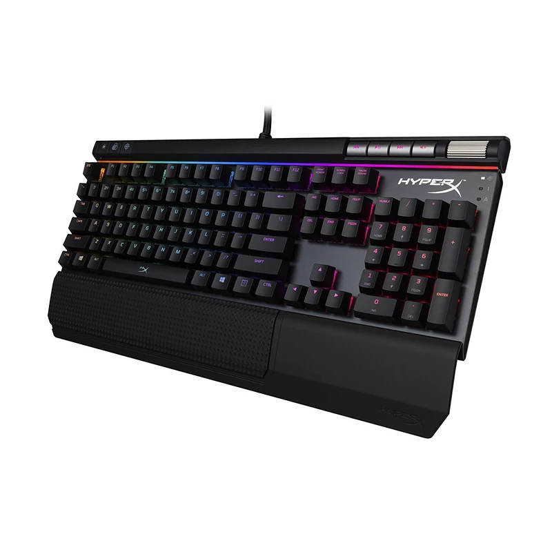 Kingston Hyperx Alloy Elite RGB mechanikus gaming billentyűzet, Angol (US) - Cherry MX RGB Red (HX-KB2RD2-US/R2)